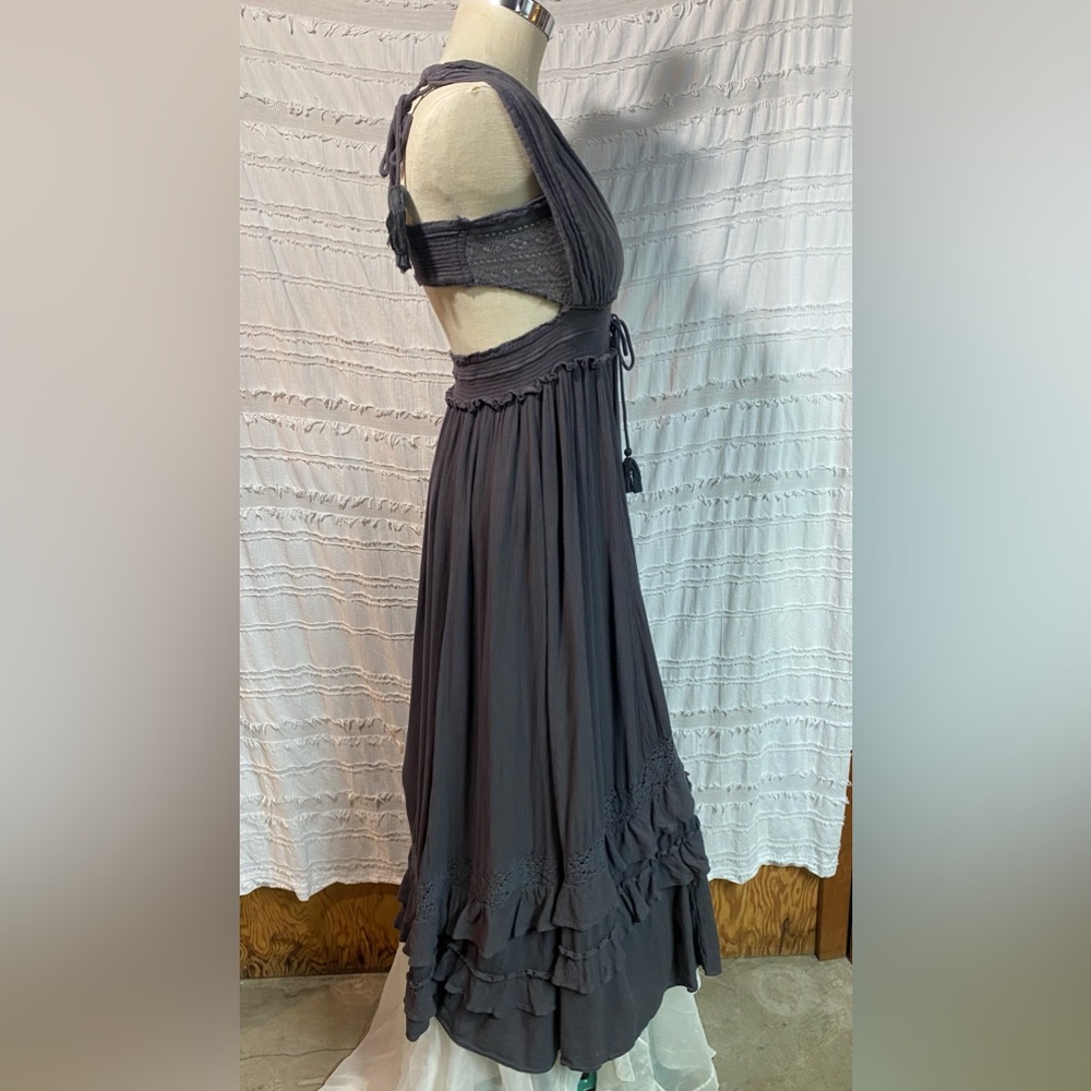 Free People Gray Maxi Dress - Picture 4 of 16